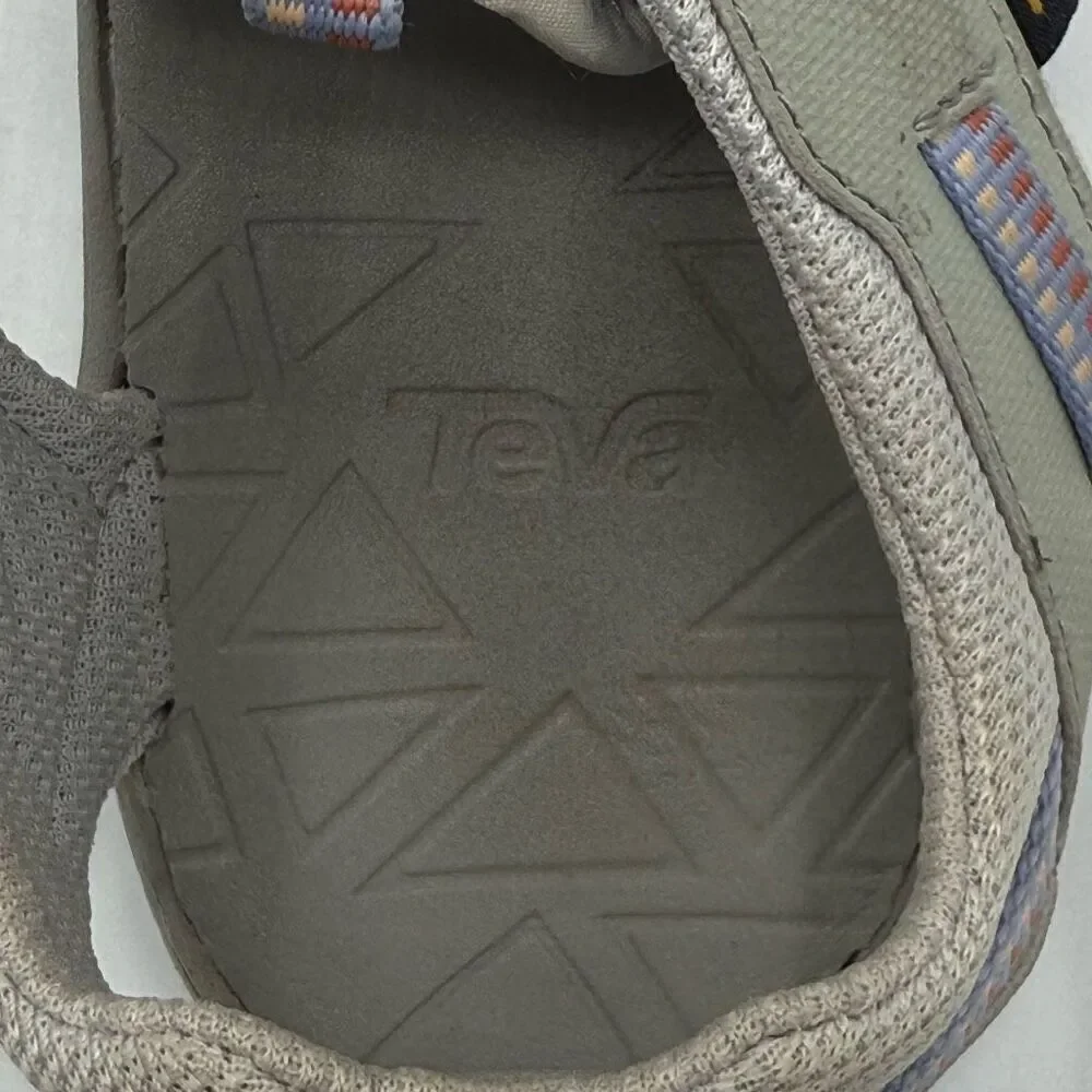 Teva Manatee Purple Khaki Hiking Sandals - Kids US 2